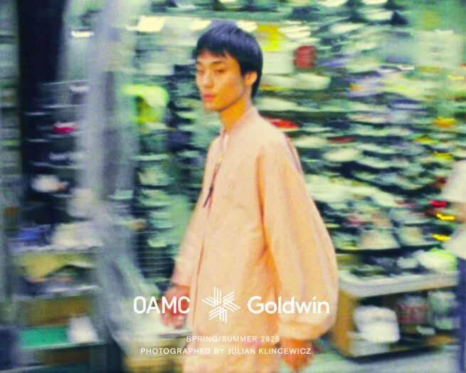Hair stylist EMORI MIHO / GOLDWIN x OAMC 2025