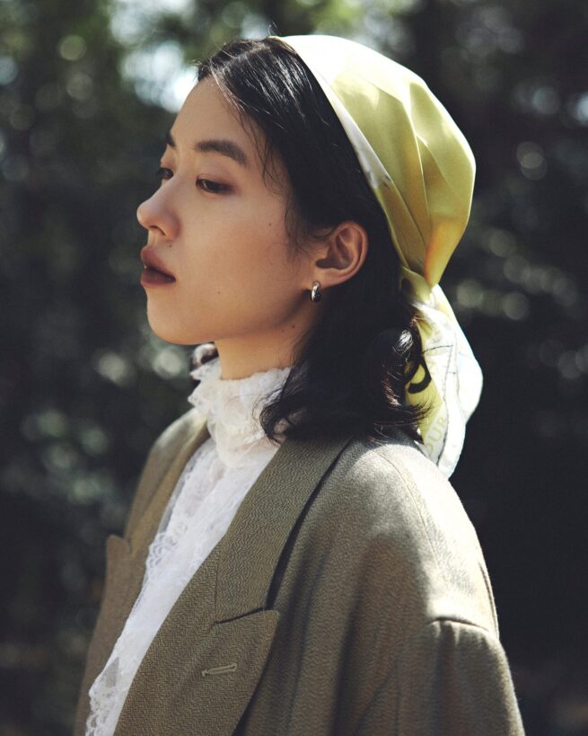 Stylist 讃井理絵子 Hair 江守美保 / h’eres new collection VISUAL