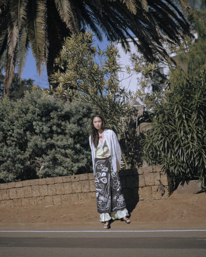 Stylist 讃井理絵子 Hair stylist 江守美保 / forte_forte 2025 S/S SNS LOOK
