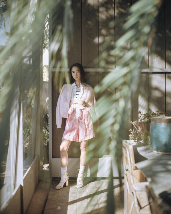 Stylist 讃井理絵子 Hair stylist 江守美保 / forte_forte 2025 S/S SNS LOOK