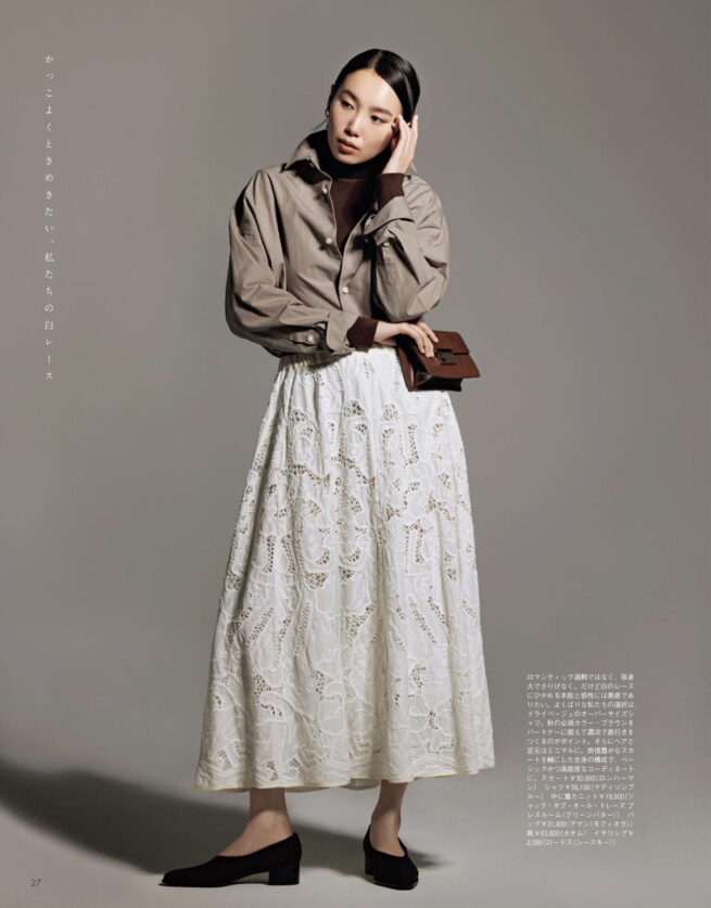 Stylist 高木千智 / Oggi 2025 November