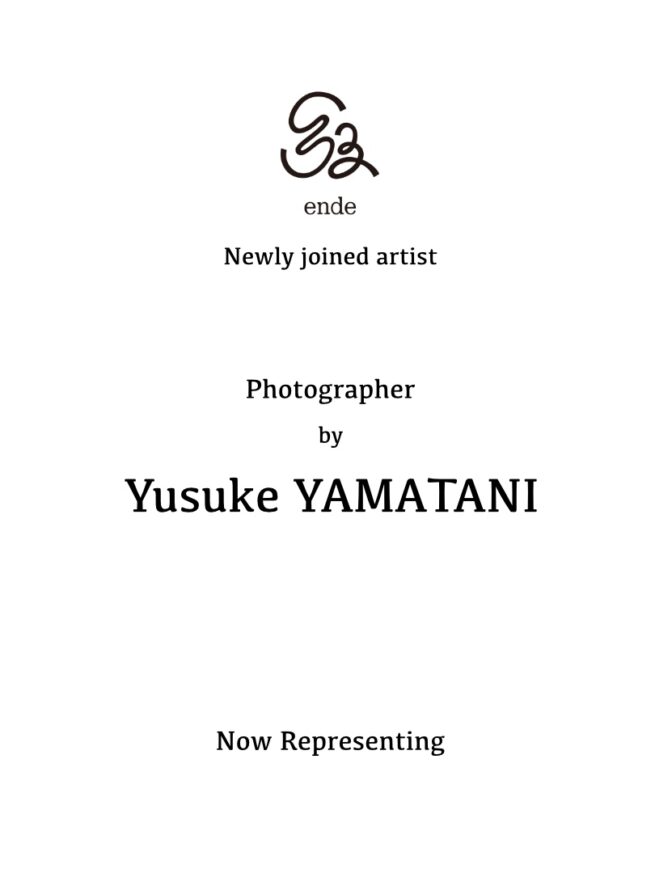 Photographer 山谷 佑介 所属のお知らせ