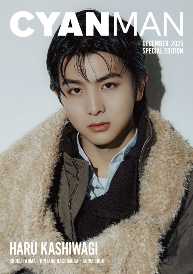 Hair stylist 江守美保 / CYAN MAN DECEMBER 2025 COVER