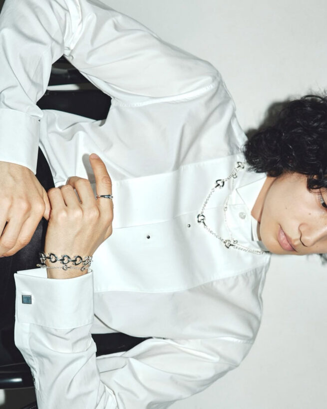 Stylist 讃井理絵子 Hair stylist 江守美保 / h’eres Holiday Collection