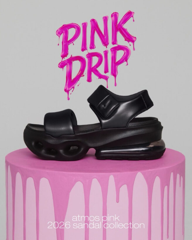 atmos pink 2026 sandal collection
